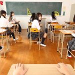 【VR】【8K】シン・学校掃除の時間 教室・廊下 雑巾がけパンチラVR ｜13dsvr01724