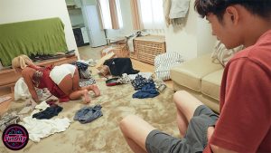 汚部屋住みの淫キャにも優しい日焼けギャルは… デカ尻で挑発してくるパート家政婦 蘭華 ｜fjin00062