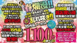 【VR】P-BOX VR春爛漫！！ 巨乳、爆乳美女から美乳、ちっぱい、パイパン美少女までいいオンナ乱れ咲き！！15作品ノーカット1100分 満開ベスト ｜pxvr00054